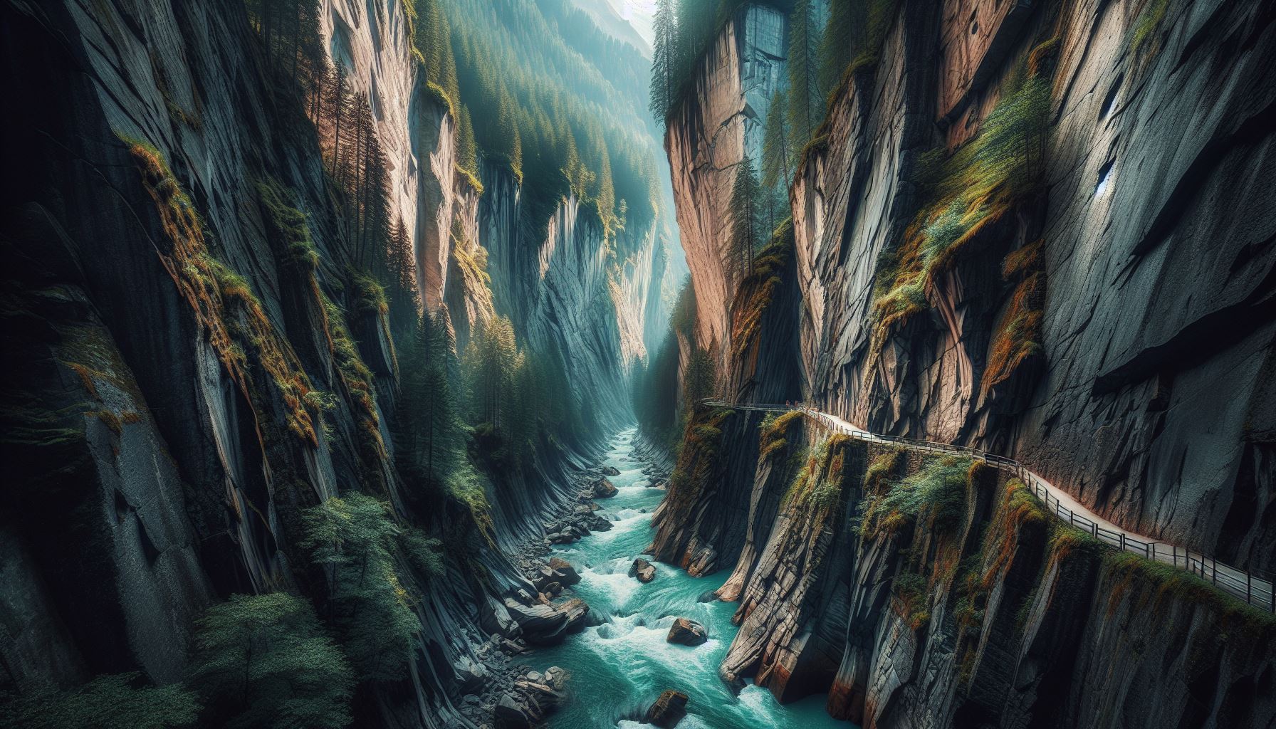 Selbstständiger Ausflug – Viamala Schlucht
